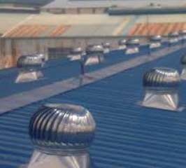 Công trình lắp quả cầu thông gió - Công Ty TNHH Cơ Khí Nhiệt Điện Lạnh Thương Mại Nhật Huy Phát